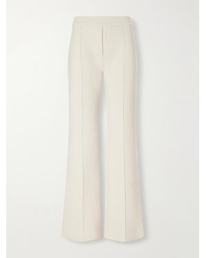 High Sport Evie Cotton-Blend Corduroy Wide-Leg Trousers - White