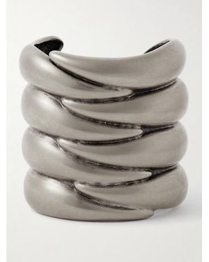 KHAITE Cyclone Silberfarbene Armspange - Grau