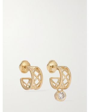 COURBET Pont Des Arts 18-Karat Recycled Laboratory-Grown Diamond Earrings - Natural