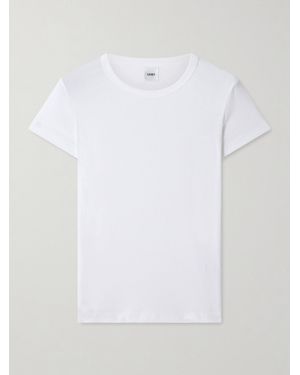 Leset T-Shirt En Jersey De Coton Côtelé Nando - Blanc