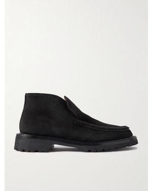 LEGRES 58 Suede Ankle Boots - Schwarz