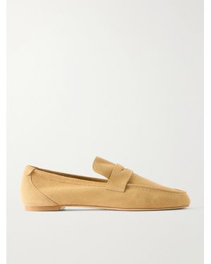 Jamie Haller Leather Penny Loafers - Natural