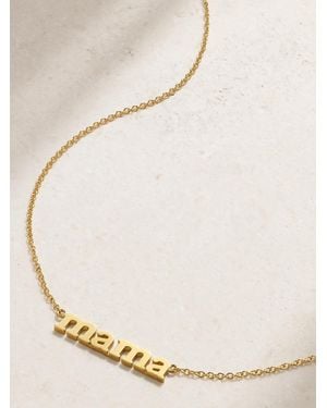 Jennifer Meyer Mama 18-Karat Necklace - Natural