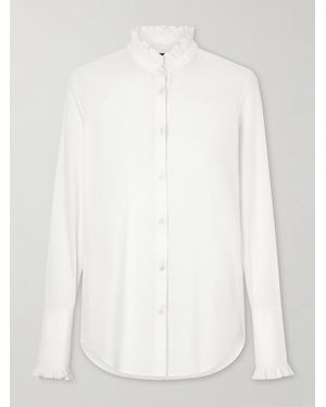 Nili Lotan Elio Cotton Shirt - White