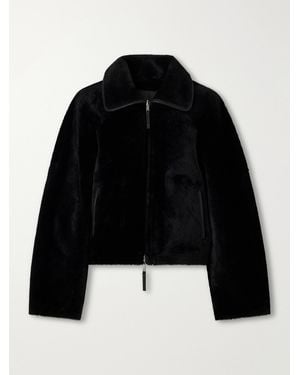 JOSEPH Kyro Reversible Shearling Jacket - Black
