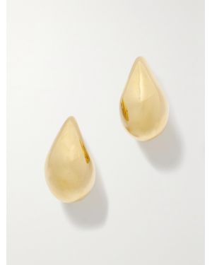 Bottega Veneta Small Drop-Plated Earrings - White
