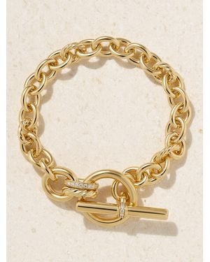 David Yurman Dy Mercer 18-Karat Diamond Bracelet - Metallic