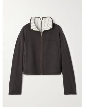 Carven Veste En Feutre De Laine - Noir