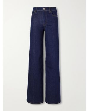 FRAME The Palace High-Rise Wide-Leg Jeans - Blue