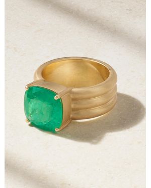 Irene Neuwirth Heroic Ring Aus 18 Karat Mit Smaragd - Grün