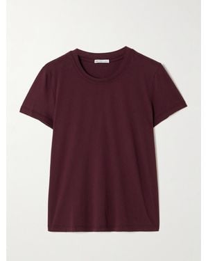 James Perse Vintage Boy Cotton-Jersey T-Shirt - Red