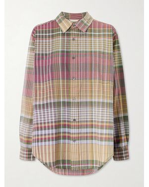 Aimé Leon Dore Checked Cotton Shirt - Grey