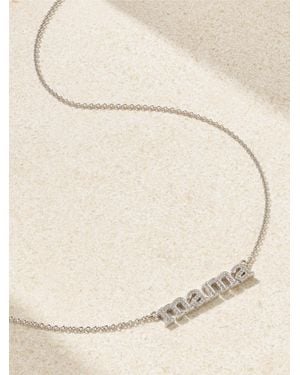 Jennifer Meyer Mama 18-Karat Necklace - Natural