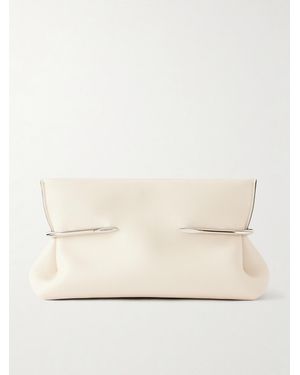Givenchy Pinch Leather Clutch - Natural