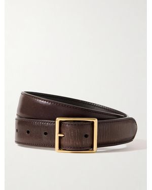 Nili Lotan Gabriele Leather Belt - Brown