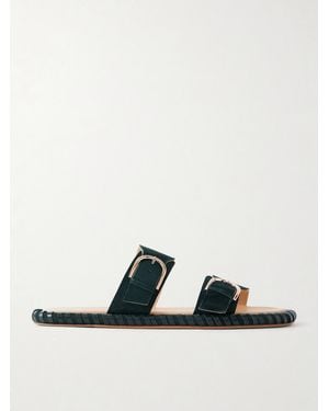 Gabriela Hearst Sage Suede Flats - Blue