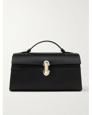 SAVETTE Symmetry Pochette Satin Tote - Noir