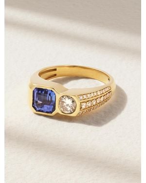 Jacquie Aiche 18-Karat, Tanzanite And Diamond Ring - Blue