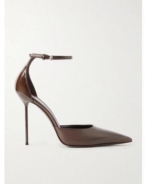 Paris Texas Lidia 105 Patent-Leather Court Shoes - White