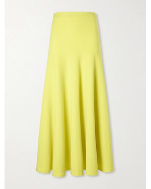 Gabriela Hearst Cairan Wool Maxi Skirt - Yellow