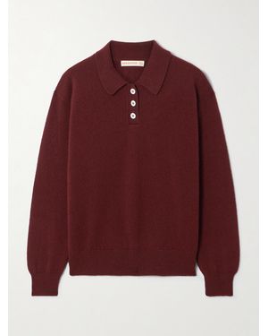 &Daughter Edith Wool Polo Jumper - Red