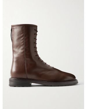 LEGRES 08 Leather Ankle Boots - Brown
