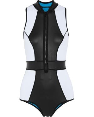 Duskii Temptation Panelled Neoprene Swimsuit - White
