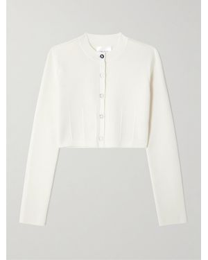 Galvan London Cardigan En Mailles Atalanta - Blanc