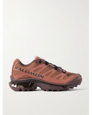 Salomon Xt-4 Og Protective Sneakers Aus Ripstop Mit Gummibesätzen - Braun