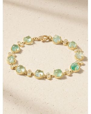 Ileana Makri 18-Karat, Emerald And Diamond Bracelet - Natur