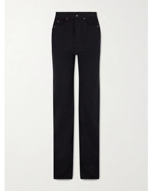 Saint Laurent 70's High-Rise Straight-Leg Jeans - Blue