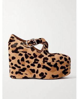 Alaïa Heeled Shoes Criss Cross - Brown