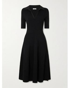 Jonathan Simkhai Pati Ribbed-Knit Midi Dress - Black