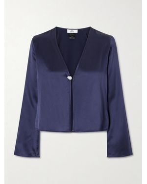 SARA CRISTINA Nerea Silk Blouse - Blue