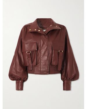 Zimmermann Hypnotic Bikerjacke Aus Leder - Rot