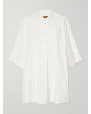 Jamie Haller Caftan Cotton Mini Dress - White
