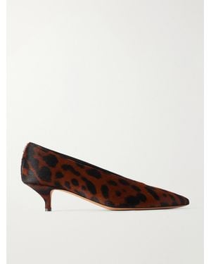 Emme Parsons Veneto 35 Leopard-Print Calf-Hair Pumps - Brown