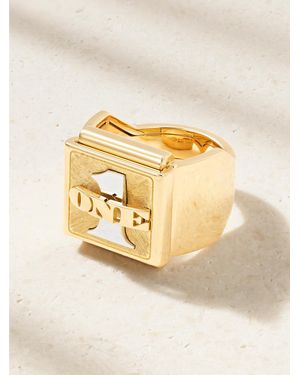 Marie Lichtenberg Buck Small 18-Karat And Ring - Natural