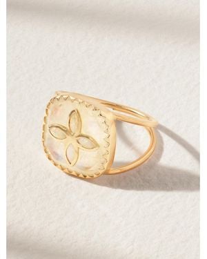 Pascale Monvoisin Bowie N°2 9-Karat, Moonstone And Opal Ring - Natural