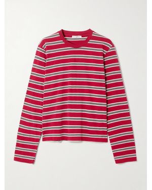 Kallmeyer T-Shirt À Manches Longues En Jersey De Coton À Rayures Wynn - Rouge