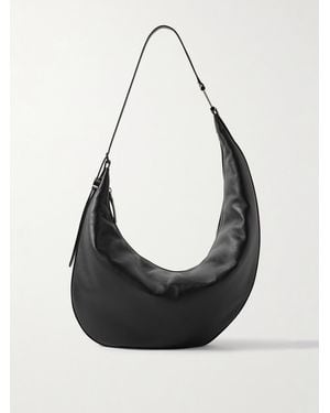 Marni Schultertasche Aus Leder - Schwarz