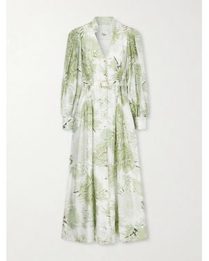 Aje. Reflector Organza Maxi Dress - White