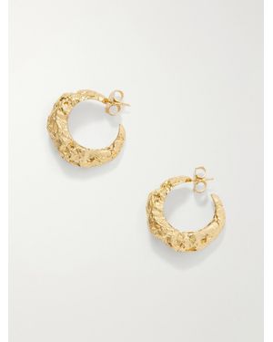 Paola Sighinolfi Galia 18-Karat-Plated Pewter Earrings - Metallic