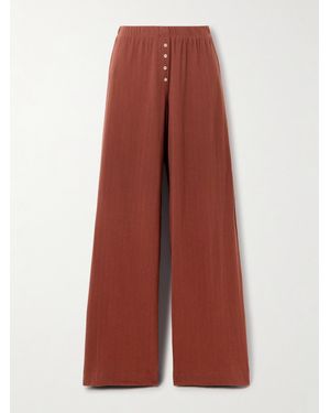 Leset Boxer Hose Mit Weitem Bein Aus Baumwolle - Rot