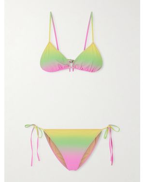 Lido Venti Triangel-Bikini Mit Farbverlauf - Grün