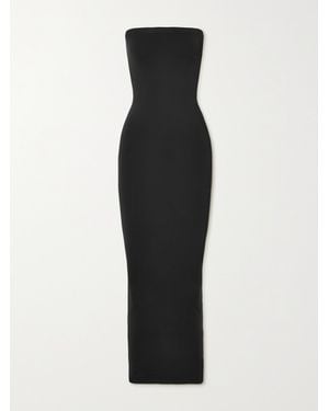 Wolford Fatal Strapless Stretch-Jersey Maxi Dress - Black