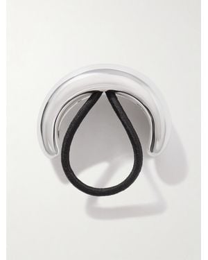 LIE STUDIO The Thea-Plated Hair Tie - Gray