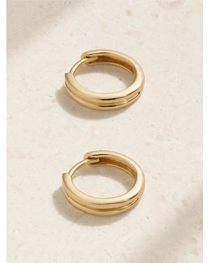 STONE AND STRAND Essential 14-Karat Hoop Earrings - Natural