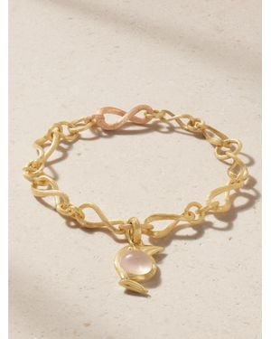 Ole Lynggaard Copenhagen Love 18-Karat And Rose Quartz Bracelet - Natural