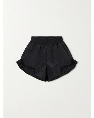 Simone Rocha Ruffled Shell Shorts - Black